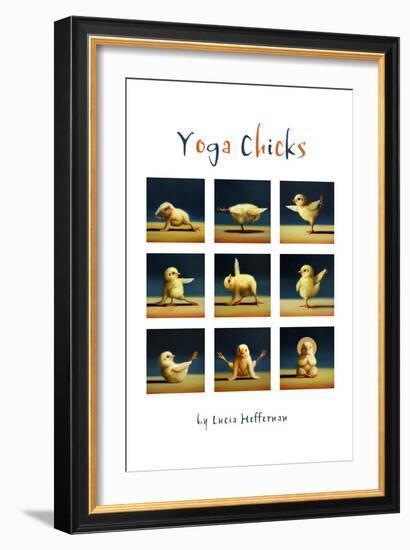 Yoga Chicks Collage-Lucia Heffernan-Framed Art Print