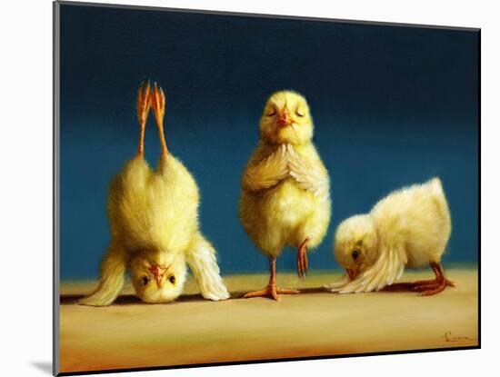 Yoga Chicks-Lucia Heffernan-Mounted Art Print