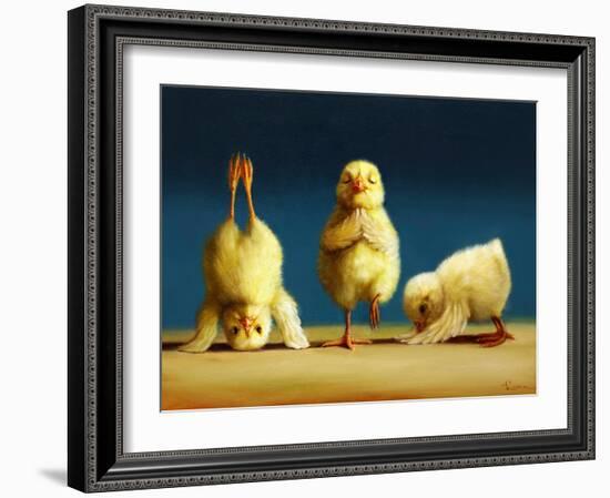 Yoga Chicks-Lucia Heffernan-Framed Art Print