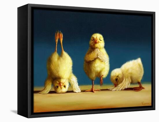 Yoga Chicks-Lucia Heffernan-Framed Stretched Canvas