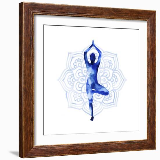 Yoga Flow III-Grace Popp-Framed Art Print