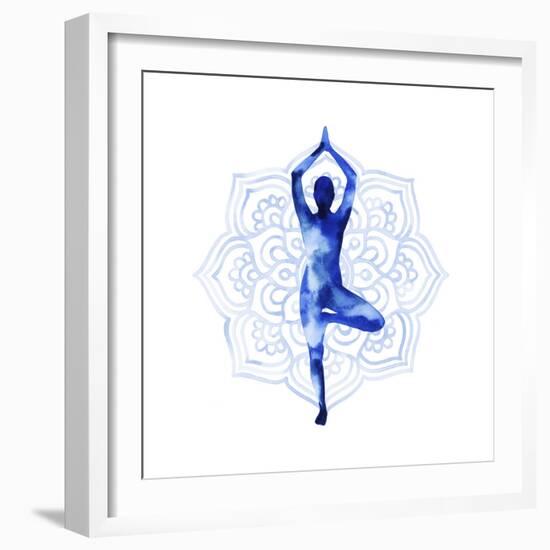 Yoga Flow III-Grace Popp-Framed Art Print