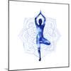 Yoga Flow III-Grace Popp-Mounted Art Print