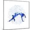 Yoga Flow V-Grace Popp-Mounted Art Print