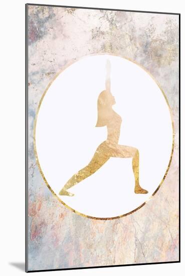 Yoga Gold Marble 3-Sarah Manovski-Mounted Giclee Print