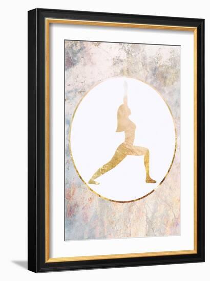 Yoga Gold Marble 3-Sarah Manovski-Framed Giclee Print