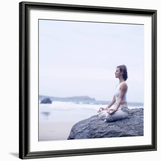 Yoga Meditation-Tony McConnell-Framed Photographic Print