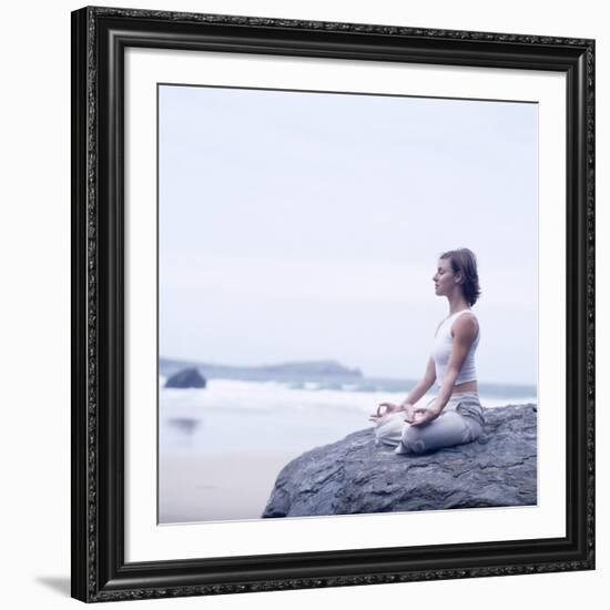 Yoga Meditation-Tony McConnell-Framed Photographic Print