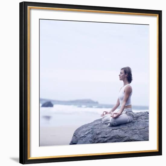 Yoga Meditation-Tony McConnell-Framed Photographic Print