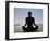 Yoga on the Beach, Northern Ireland-John Warburton-lee-Framed Photographic Print