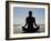 Yoga on the Beach, Northern Ireland-John Warburton-lee-Framed Photographic Print