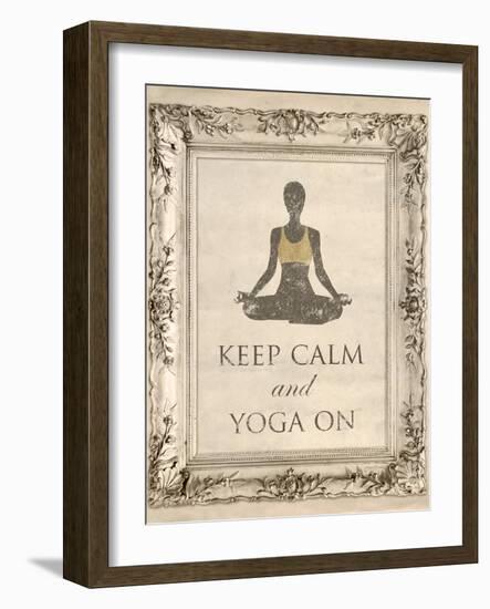 Yoga On-Morgan Yamada-Framed Art Print