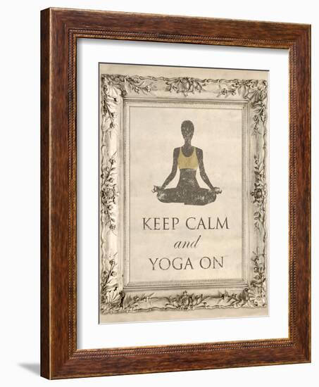 Yoga On-Morgan Yamada-Framed Art Print