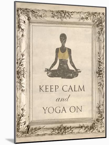 Yoga On-Morgan Yamada-Mounted Art Print