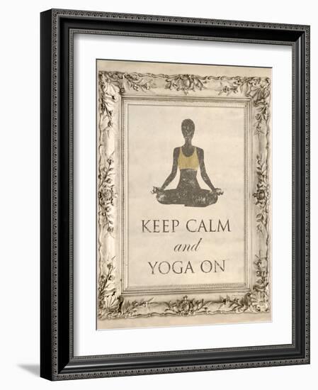 Yoga On-Morgan Yamada-Framed Art Print