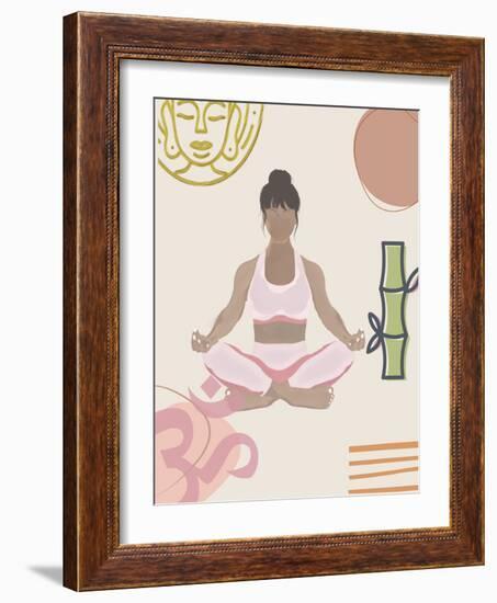 Yoga Pose 1-Jesse Keith-Framed Art Print