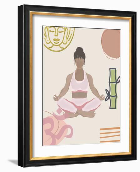 Yoga Pose 1-Jesse Keith-Framed Art Print