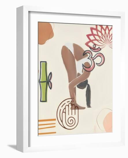 Yoga Pose 3-Jesse Keith-Framed Art Print