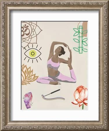 Yoga Pose 4' Art Print - Jesse Keith