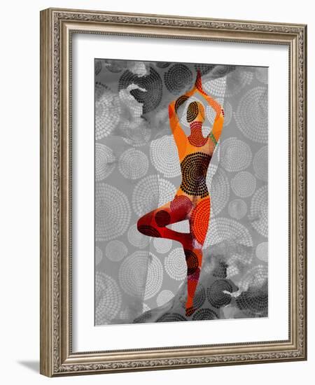 Yoga Pose I-Sisa Jasper-Framed Art Print