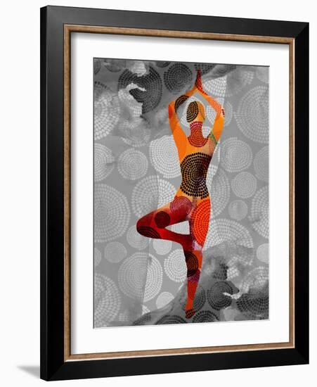 Yoga Pose I-Sisa Jasper-Framed Art Print