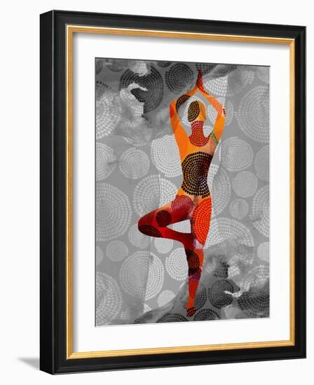 Yoga Pose I-Sisa Jasper-Framed Art Print