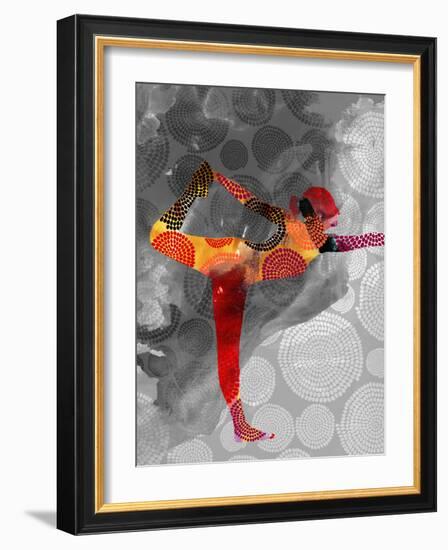 Yoga Pose II-Sisa Jasper-Framed Art Print