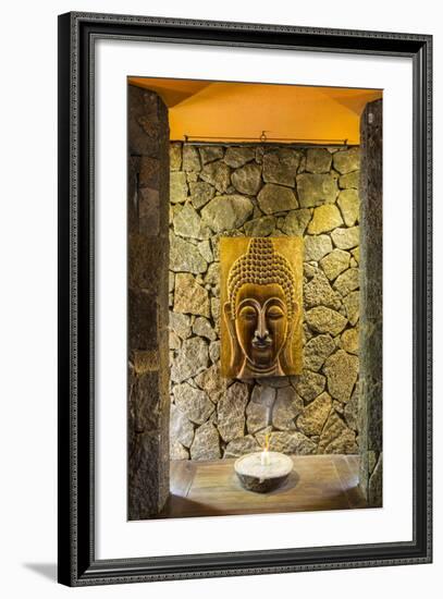 Yoga Room at the Spa in Beachcomber Dinarobin Hotel-Jon Arnold-Framed Photographic Print