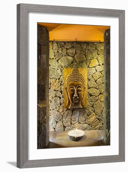 Yoga Room at the Spa in Beachcomber Dinarobin Hotel-Jon Arnold-Framed Photographic Print