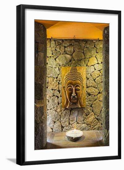 Yoga Room at the Spa in Beachcomber Dinarobin Hotel-Jon Arnold-Framed Photographic Print