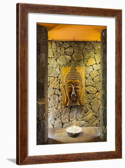 Yoga Room at the Spa in Beachcomber Dinarobin Hotel-Jon Arnold-Framed Photographic Print