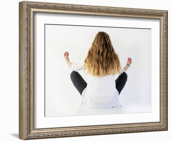 Yoga-Charles Bowman-Framed Photographic Print