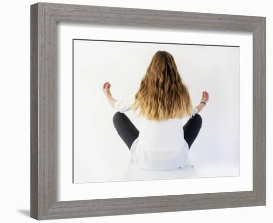 Yoga-Charles Bowman-Framed Photographic Print