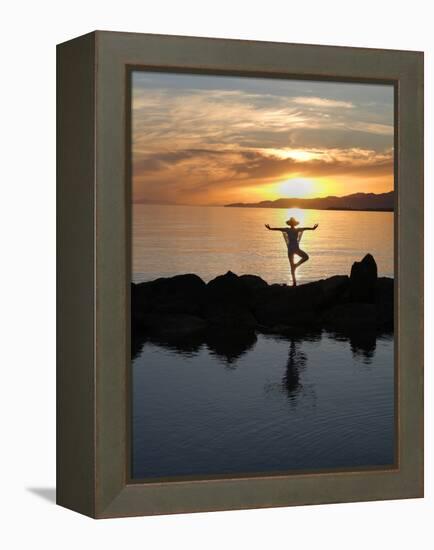 Yoga-Charles Bowman-Framed Premier Image Canvas