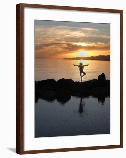 Yoga-Charles Bowman-Framed Photographic Print