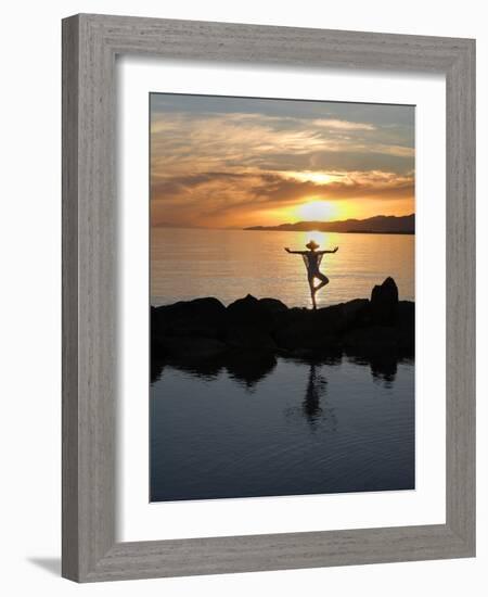 Yoga-Charles Bowman-Framed Photographic Print