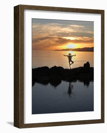Yoga-Charles Bowman-Framed Photographic Print