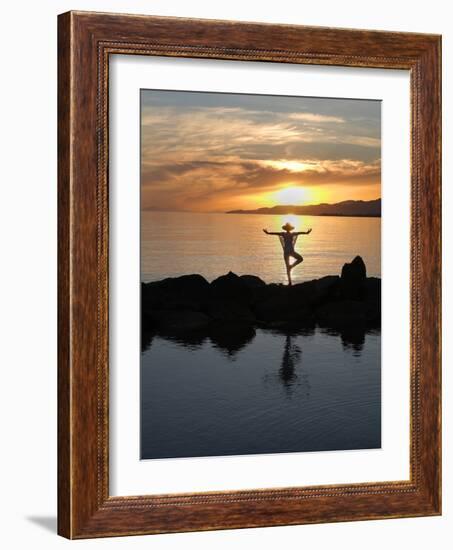 Yoga-Charles Bowman-Framed Photographic Print