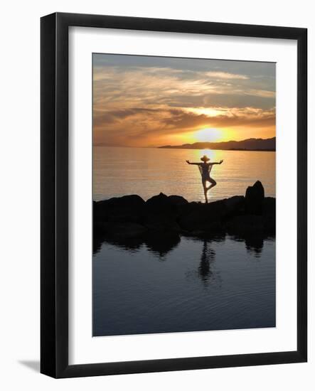 Yoga-Charles Bowman-Framed Photographic Print