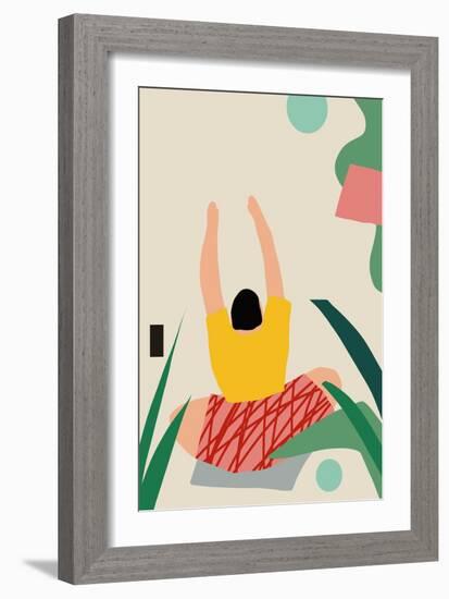 Yoga-Ewelina Skowronska-Framed Giclee Print