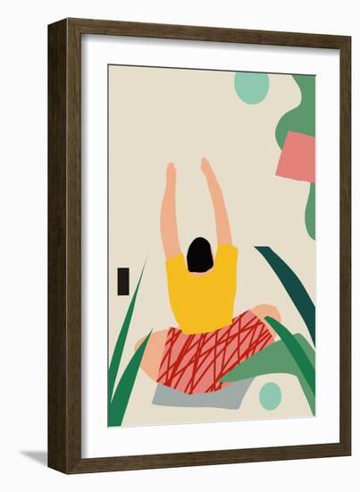 Yoga-Ewelina Skowronska-Framed Giclee Print