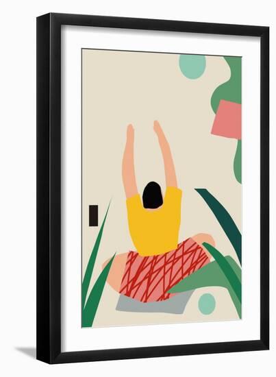 Yoga-Ewelina Skowronska-Framed Giclee Print