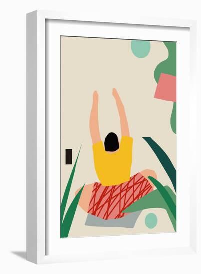 Yoga-Ewelina Skowronska-Framed Giclee Print