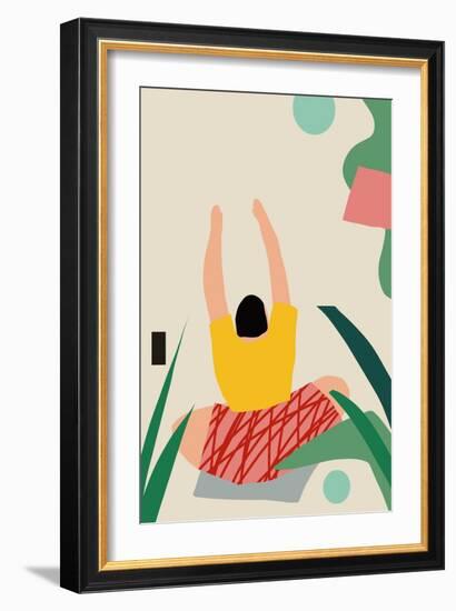 Yoga-Ewelina Skowronska-Framed Giclee Print