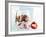 Yoghurt with Muesli and Strawberries-Dieter Heinemann-Framed Photographic Print