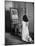 Yogi Sri Aurobindo's Photograph Being Worshipped by Woman in Sari-Eliot Elisofon-Mounted Photographic Print