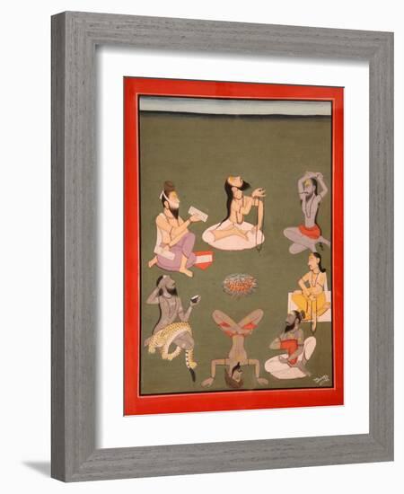 Yogis-null-Framed Giclee Print