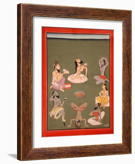 Yogis-null-Framed Giclee Print