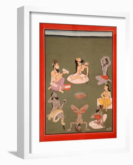 Yogis-null-Framed Giclee Print