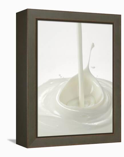 Yogurt Being Poured-Kröger & Gross-Framed Premier Image Canvas